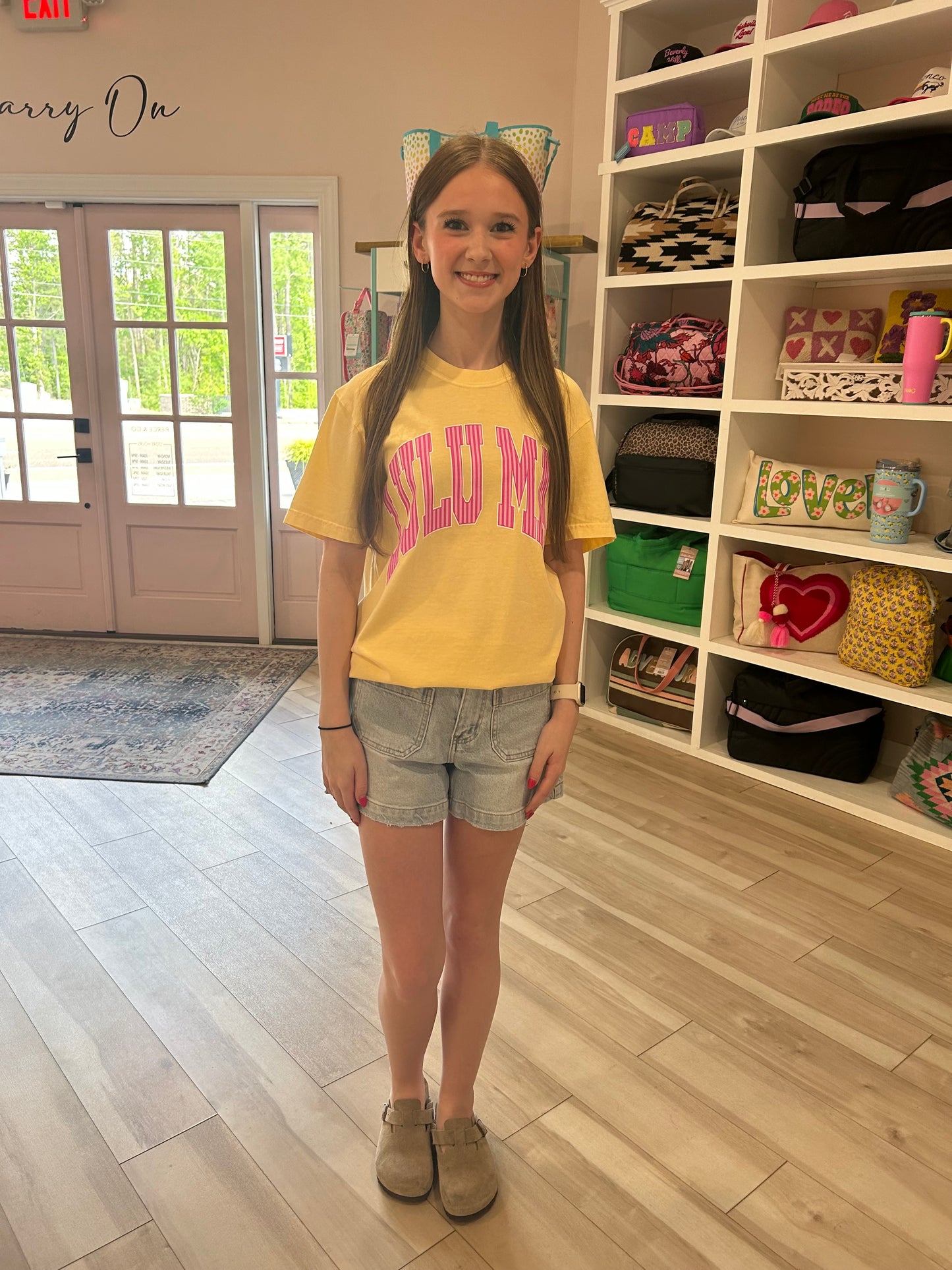Lulu Stripe Butter Tee