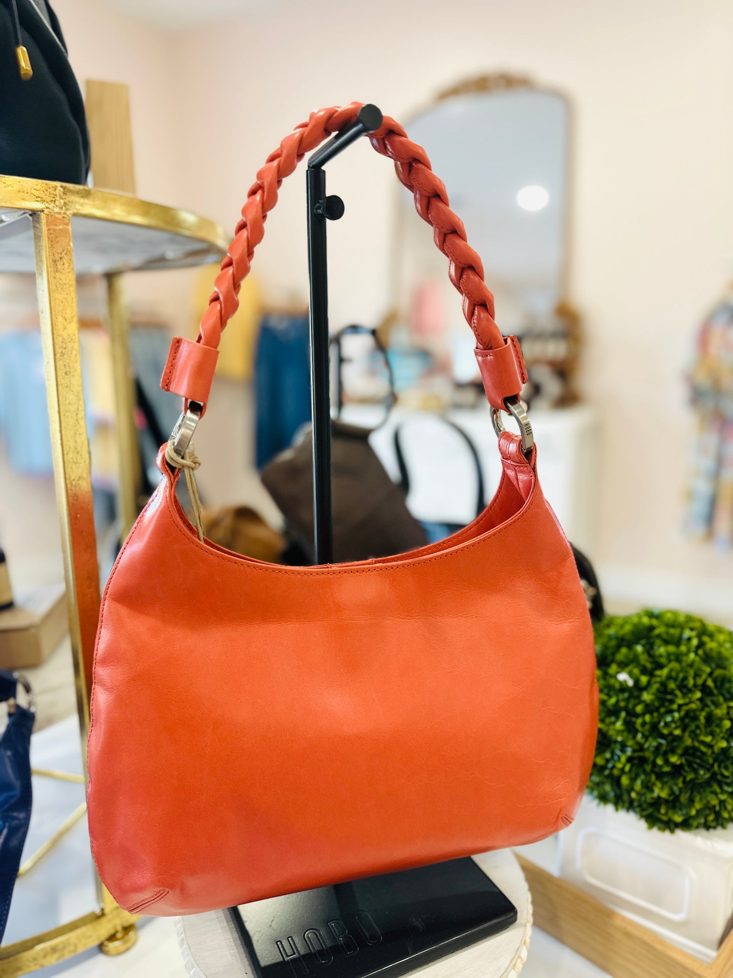 Hobo Madison Shoulder Bag in Pink Mirage
