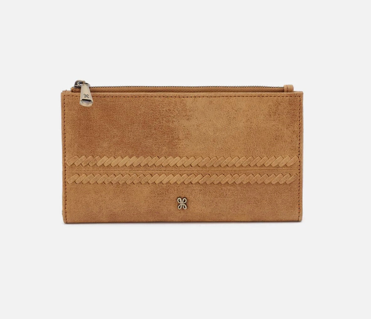 Hobo Jill Large Bifold Wallet in Whiskey