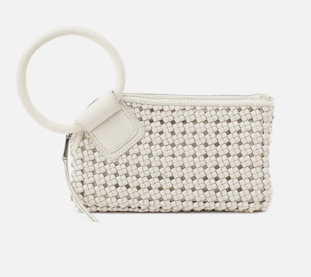 Hobo Sable Wristlet in Whitecap