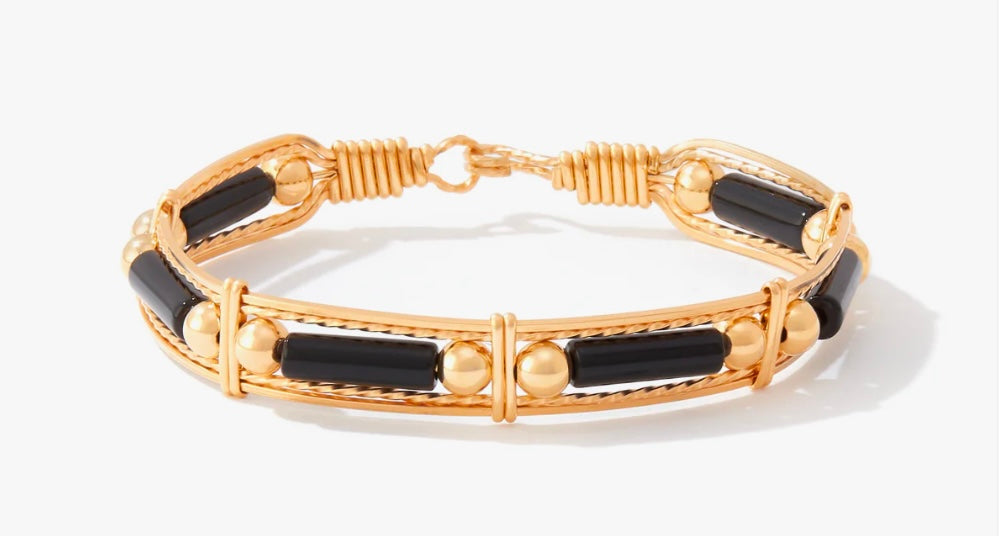 Color Your World Bracelet with Gold Bead