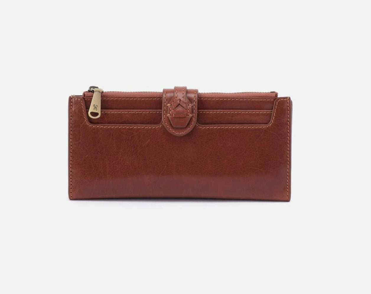 Hobo Dunn Continental Wallet in Pecan Ridge