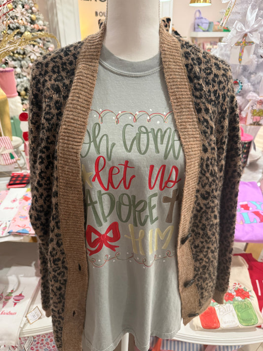 O Come Let Us Adore Him Tee