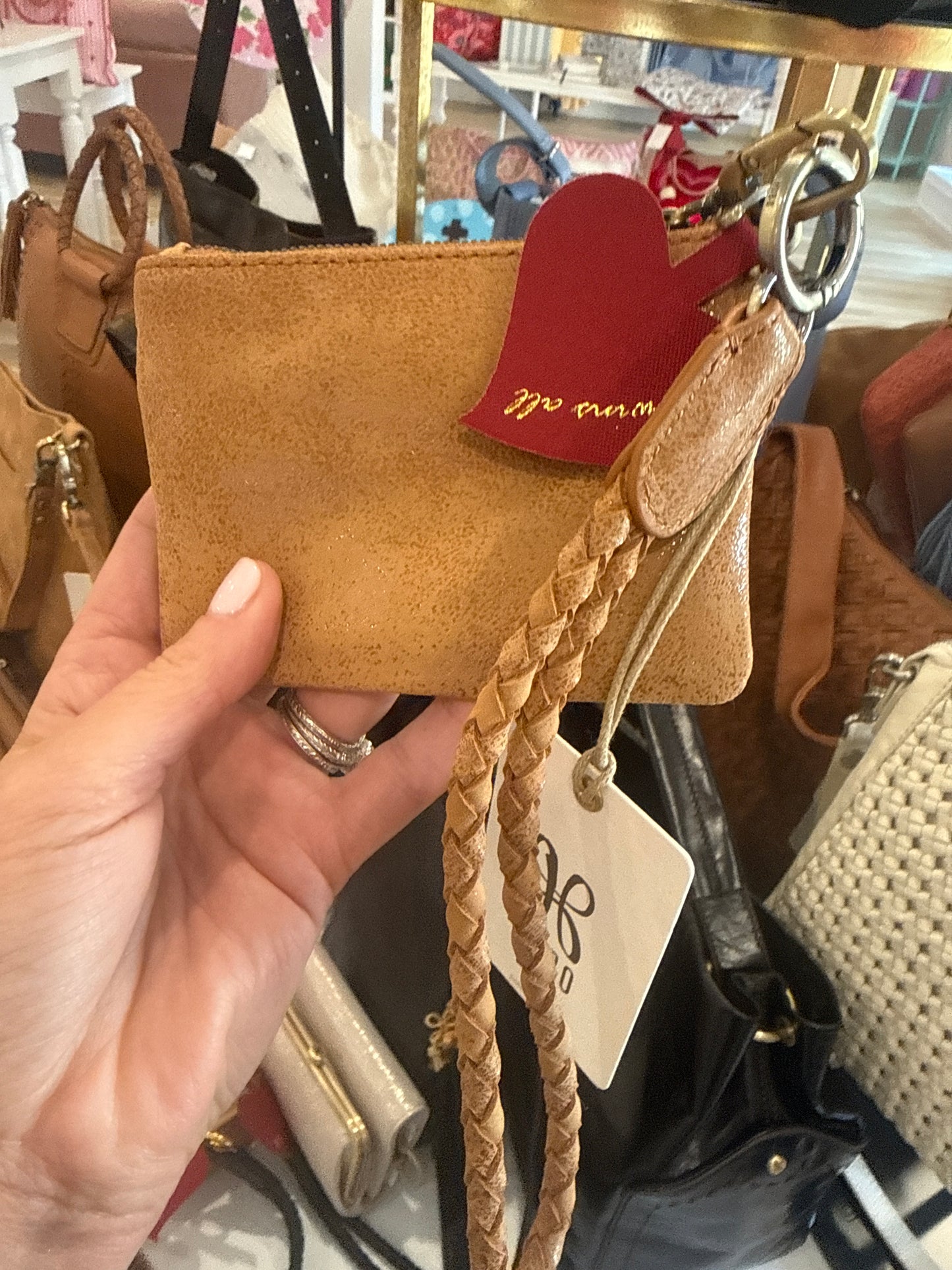Hobo Lasso Phone Wristlet in Black or Whiskey