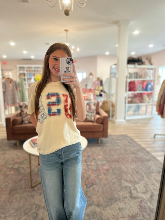 USA Patchwork Tee