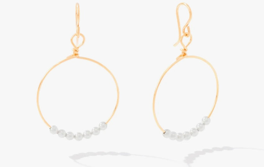 Power of Prayer Hoop Earrings
