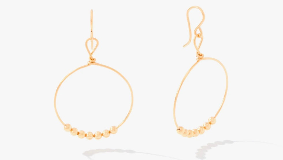 Power of Prayer Hoop Earrings