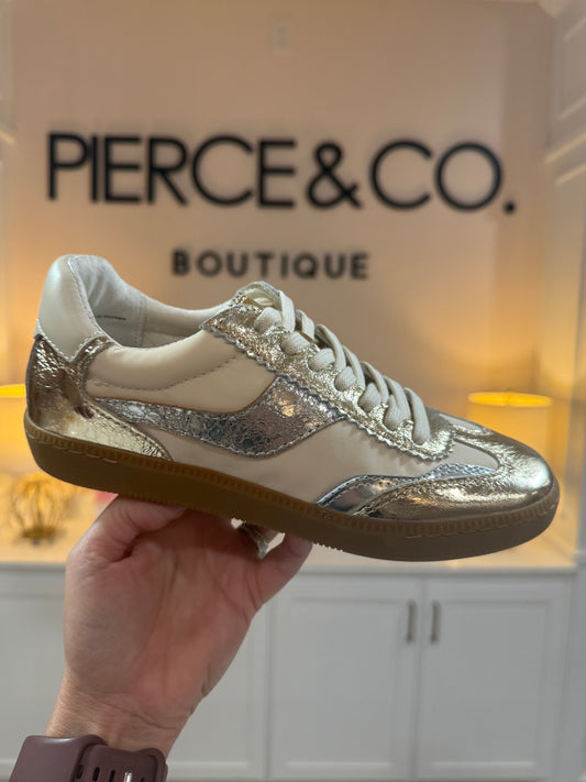 Notice Silver Gold Sneaker