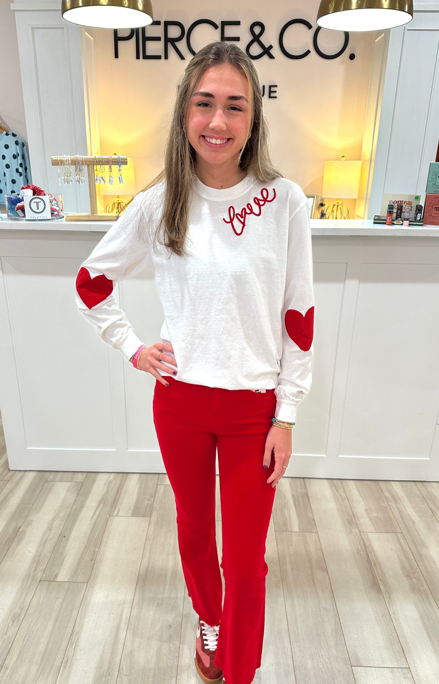 Love With Heart Tee Shirt