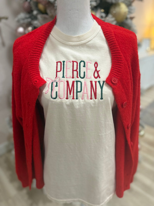Pierce and Company Christmas Tee