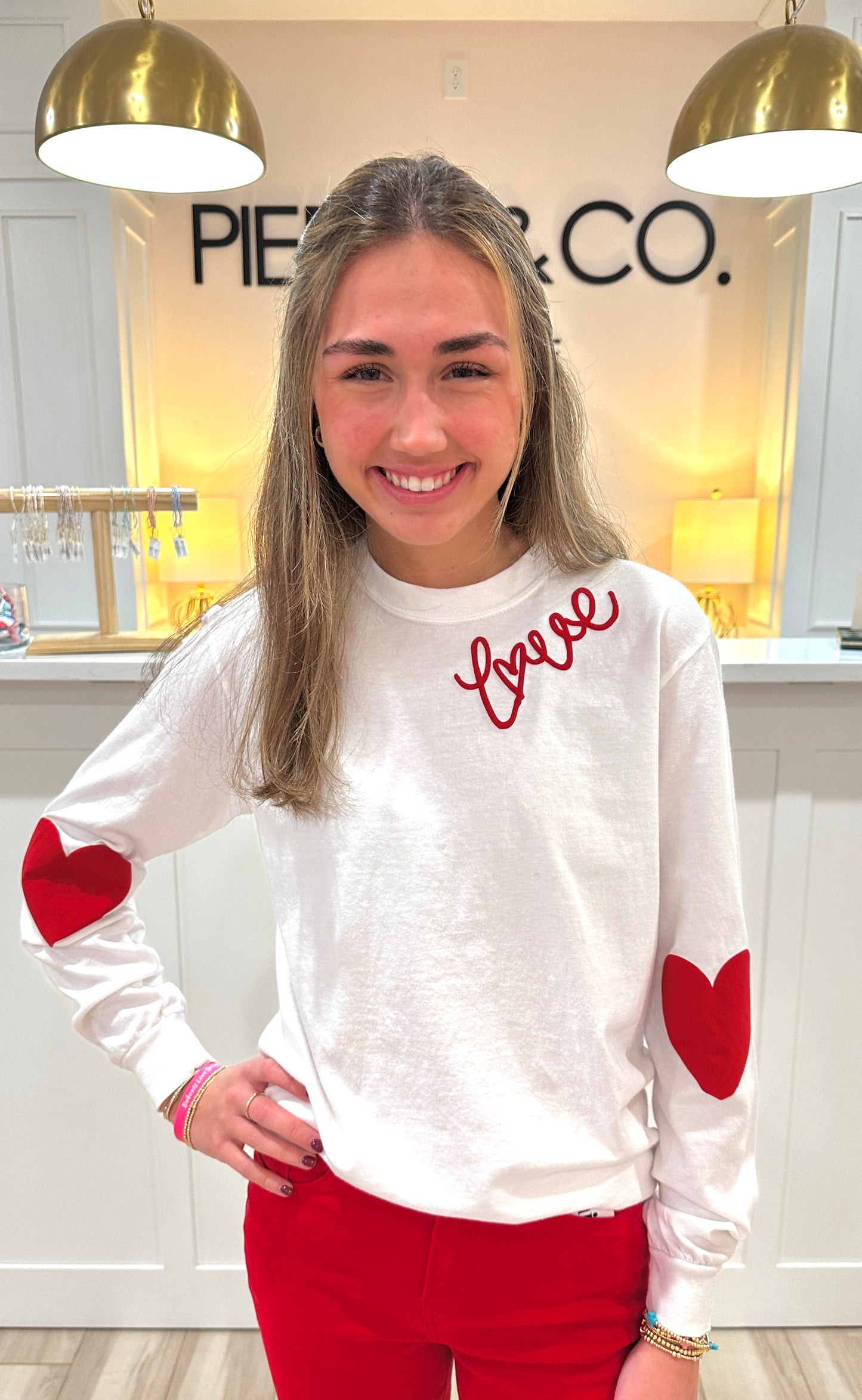 Love With Heart Tee Shirt