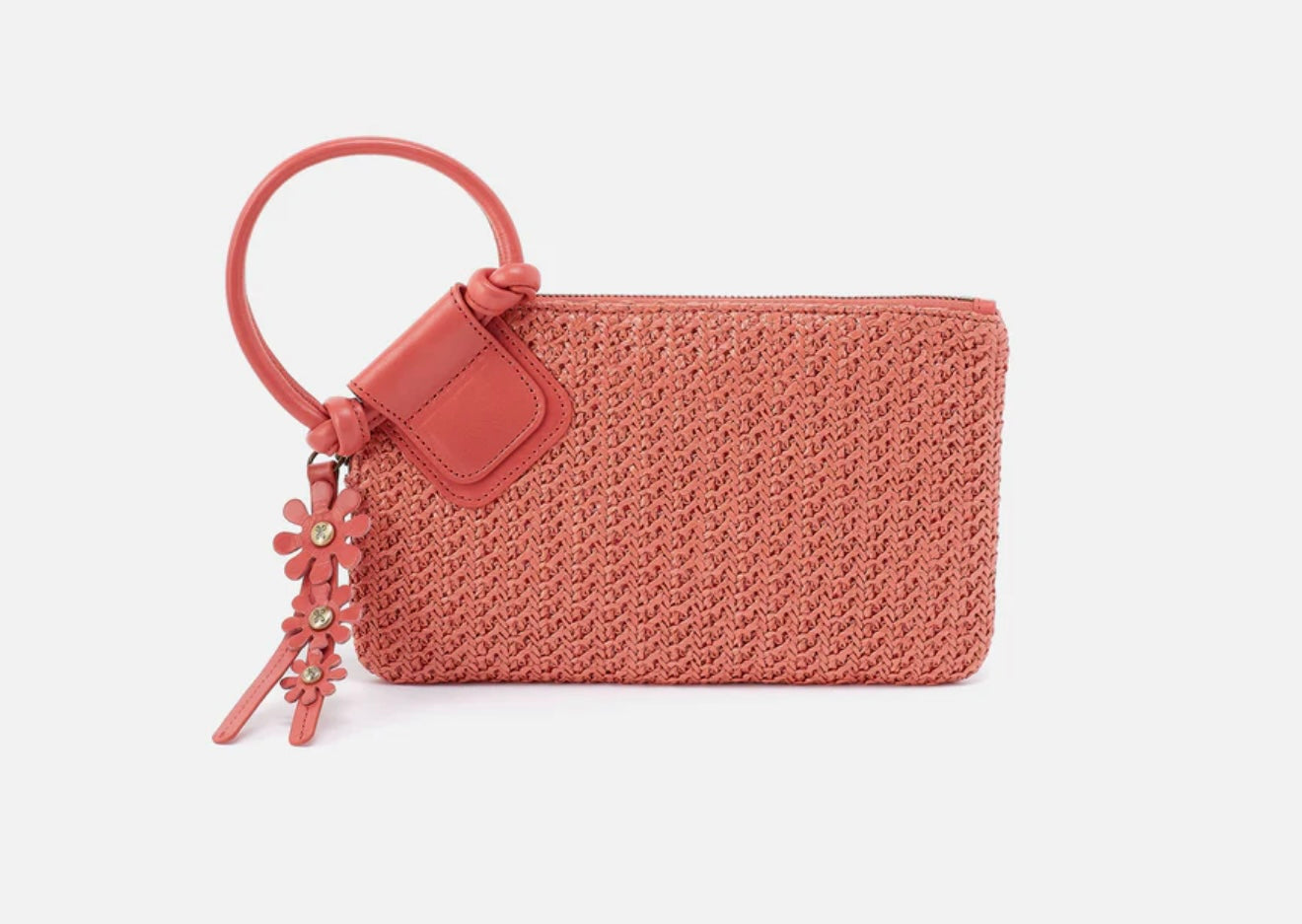 Hobo Sable Wristlet in Wild Rose Woven
