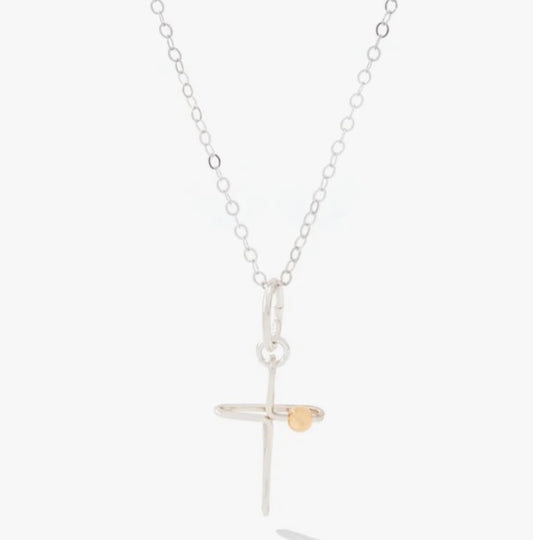 Ronaldo Love Lifted Me Pendant in Silver