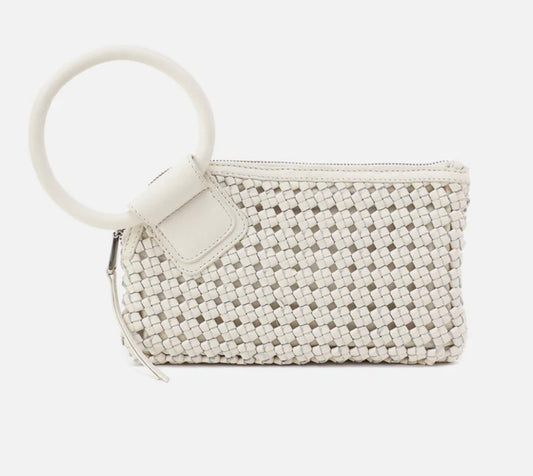 Hobo Sable Wristlet in Whitecap