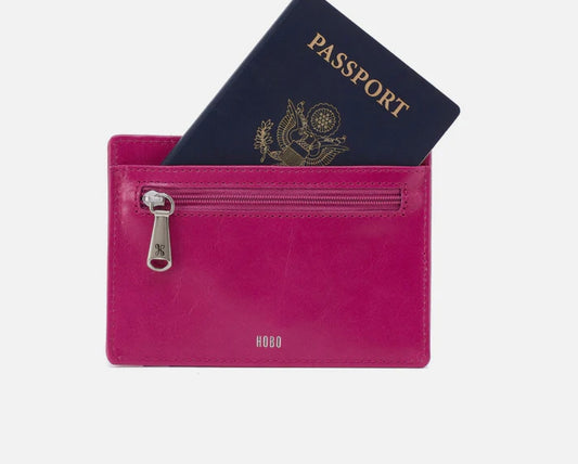 Hobo Euro Slide Card Case in Cactus Flower