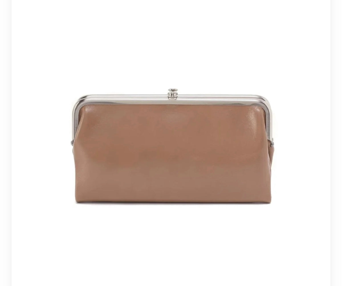 Hobo Lauren Clutch Wallet in Woodsmoke
