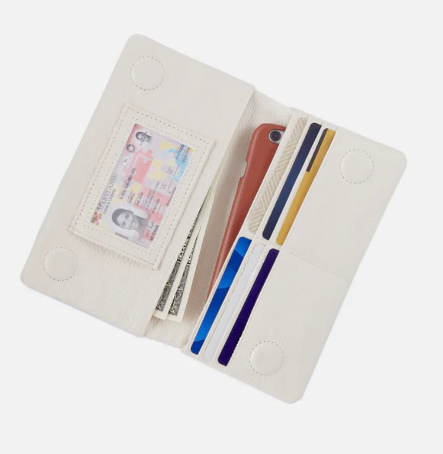 Hobo Lumen Continental Wallet in Coastal Cloud