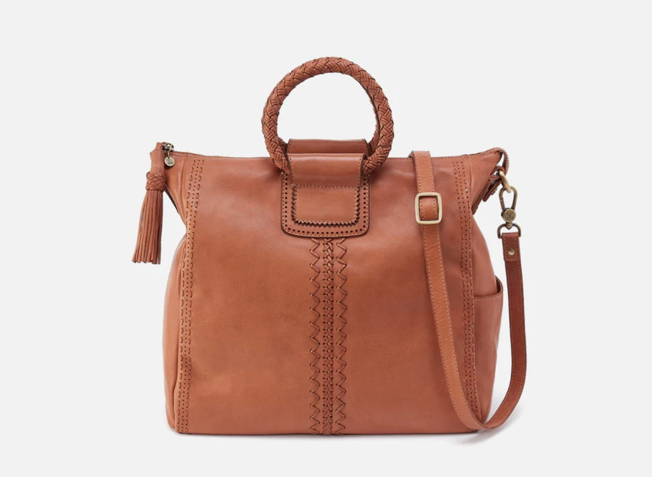 Hobo Sheila Large Satchel in Harvest Wheat