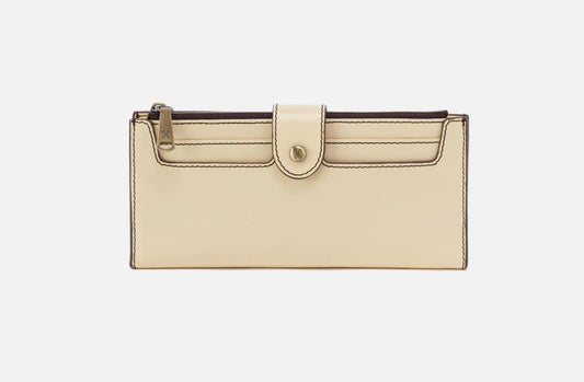 Hobo Dunn Continental Wallet in Butter Yellow