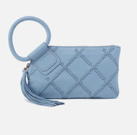 Hobo Sable Wristlet in Bluebell