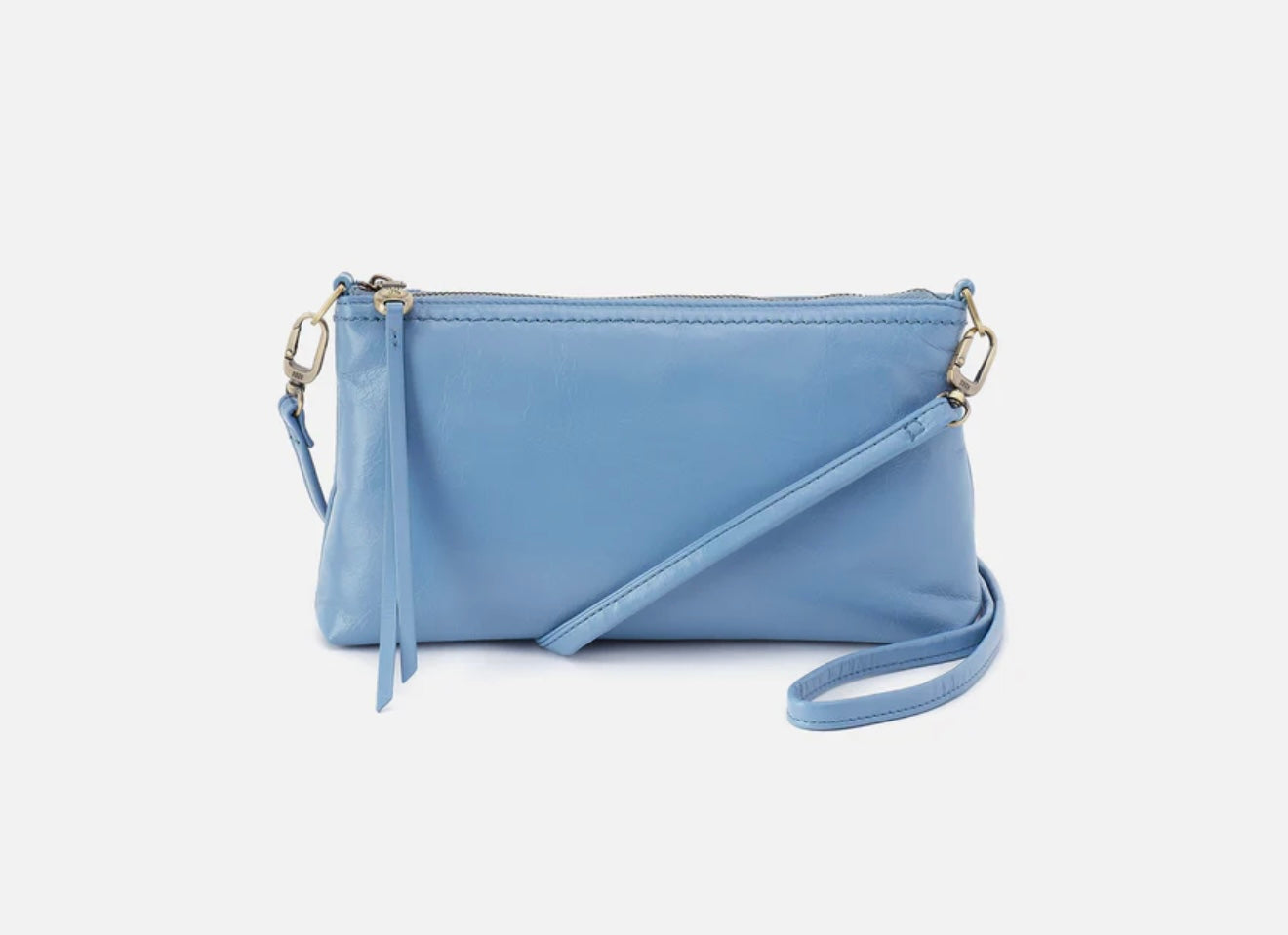 Hobo Darcy Crossbody in Faded Denim
