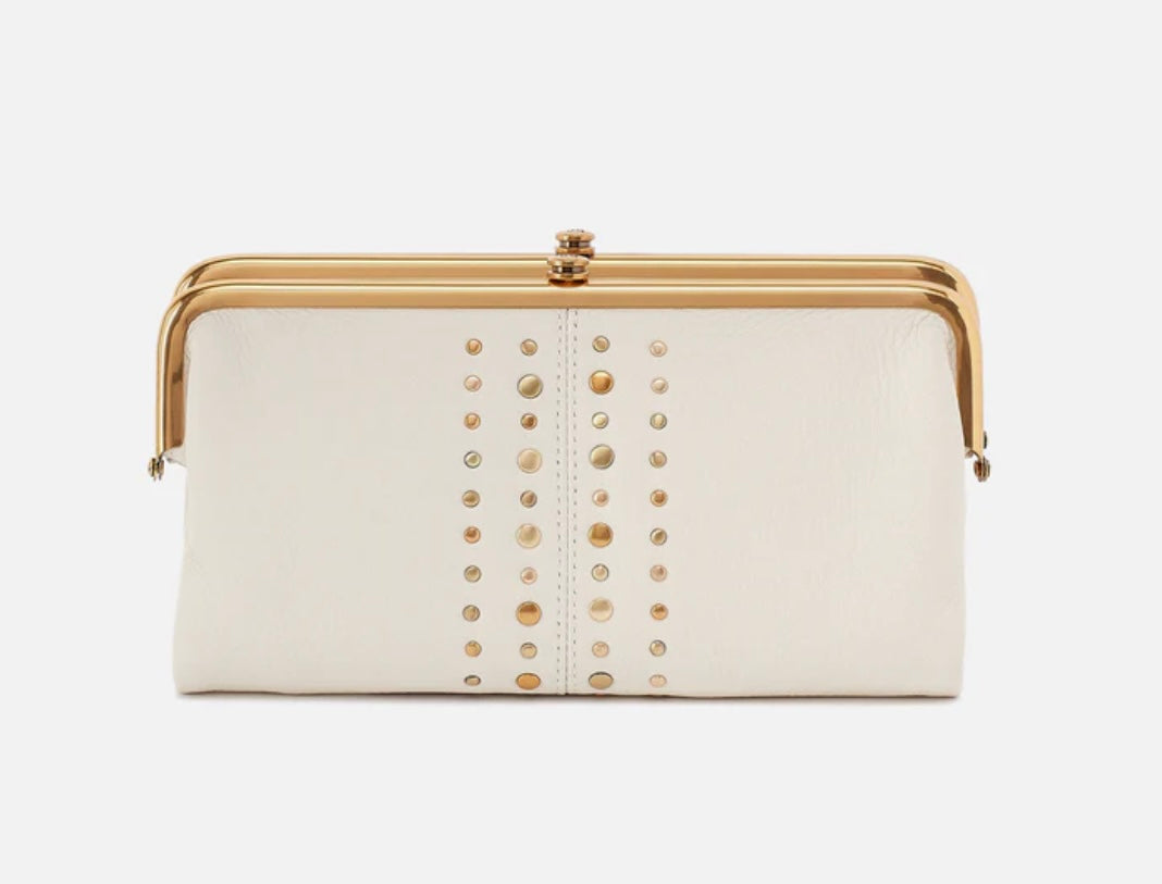 Hobo Lauren Clutch Wallet in Coastal Cloud