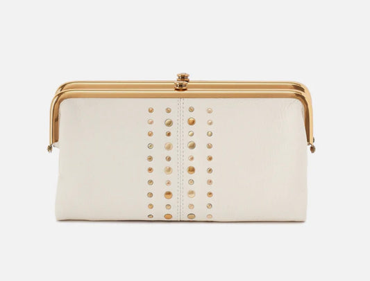 Hobo Lauren Clutch Wallet in Coastal Cloud