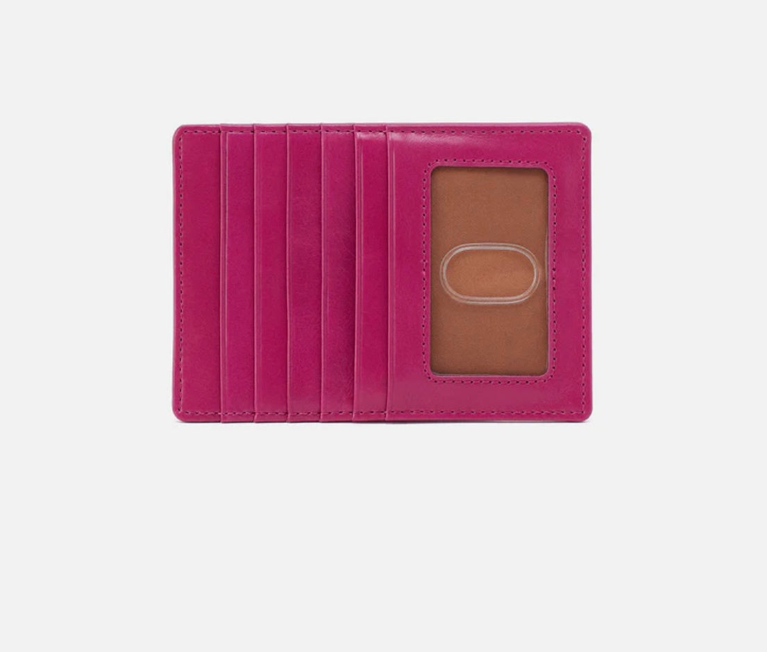 Hobo Euro Slide Card Case in Cactus Flower
