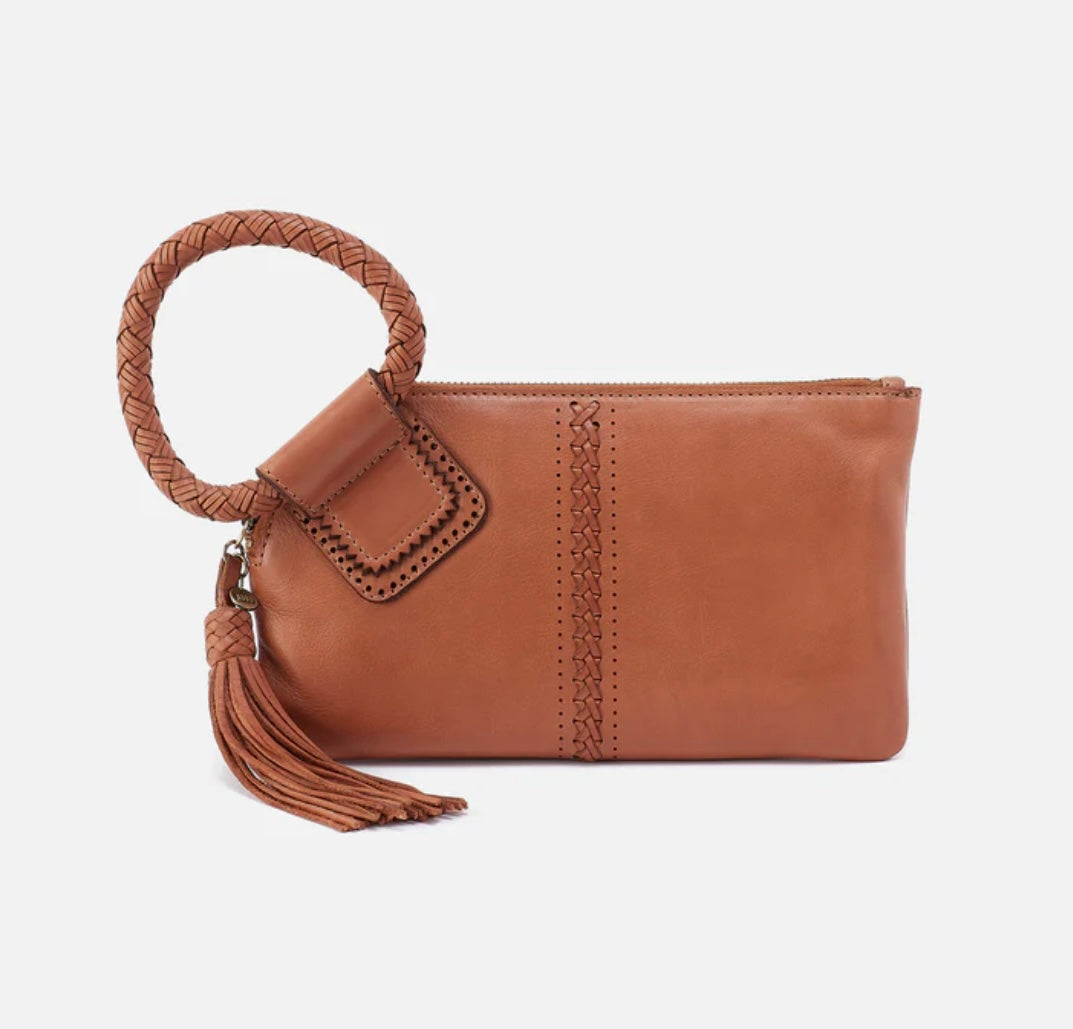 Hobo Sable Wristlet in Harvest Wheat