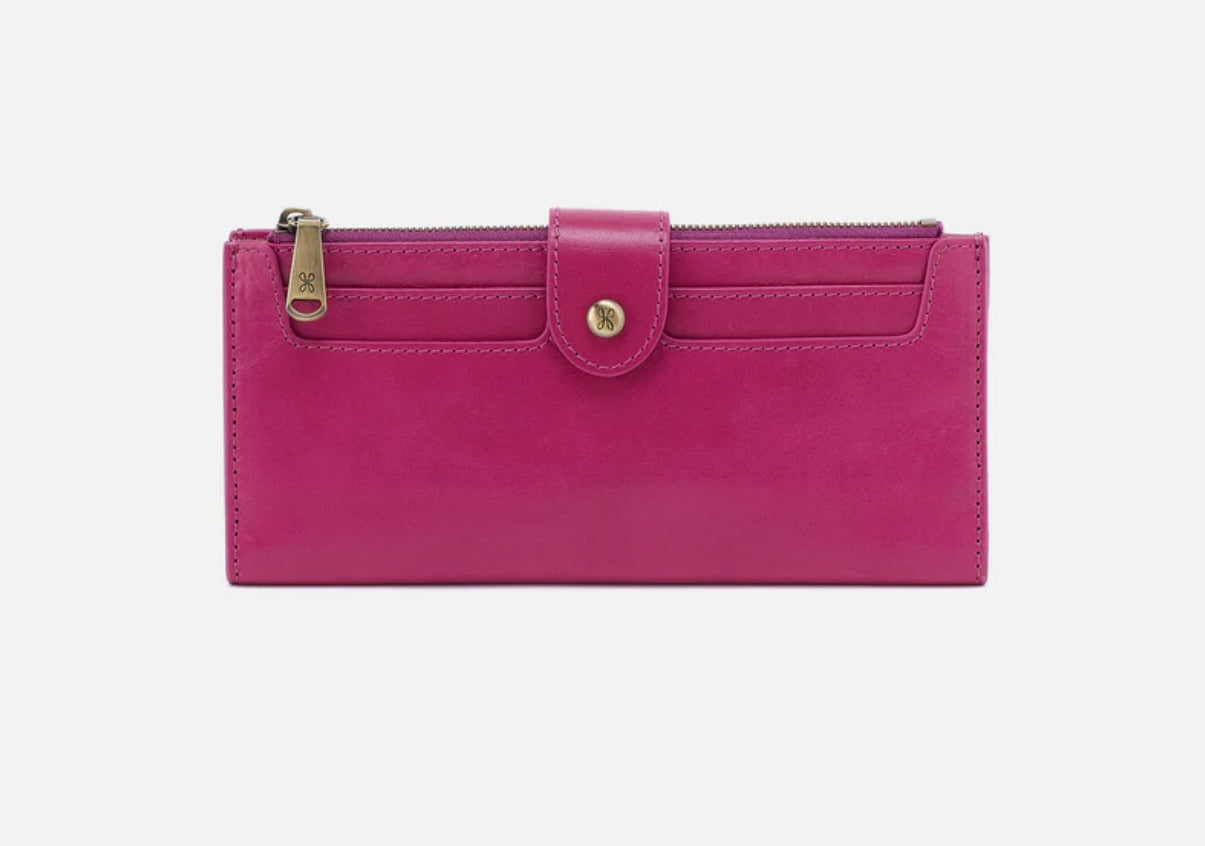 Hobo Dunn Continental Wallet in Cactus Flower