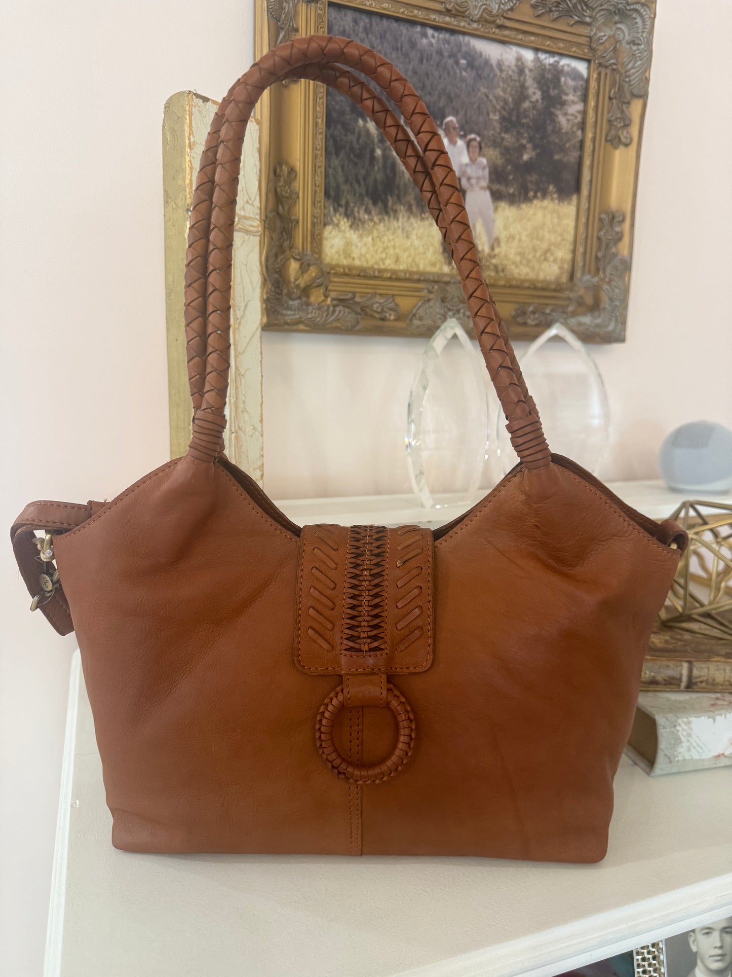 Hobo Foundery Small Tote in Kindling Brown